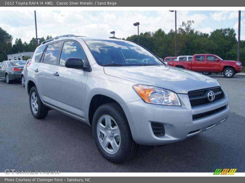 Classic Silver Metallic / Sand Beige 2012 Toyota RAV4 I4 4WD