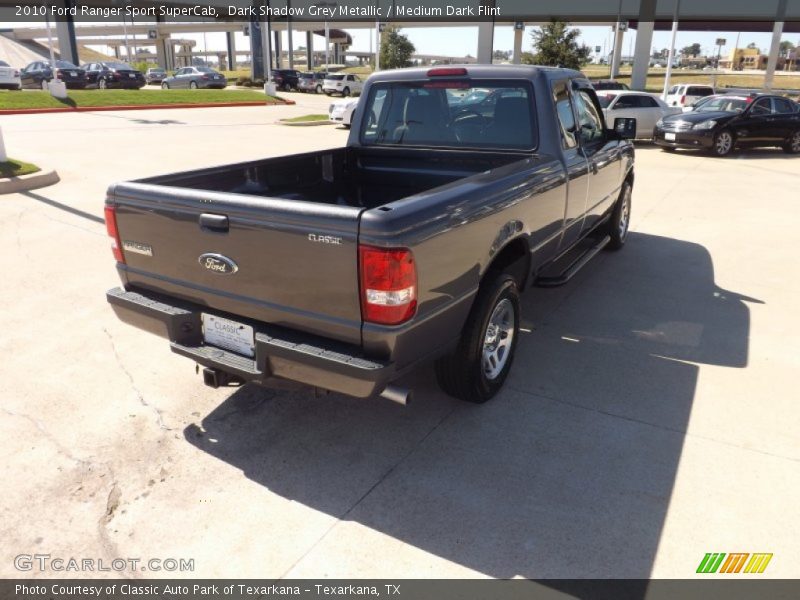 Dark Shadow Grey Metallic / Medium Dark Flint 2010 Ford Ranger Sport SuperCab