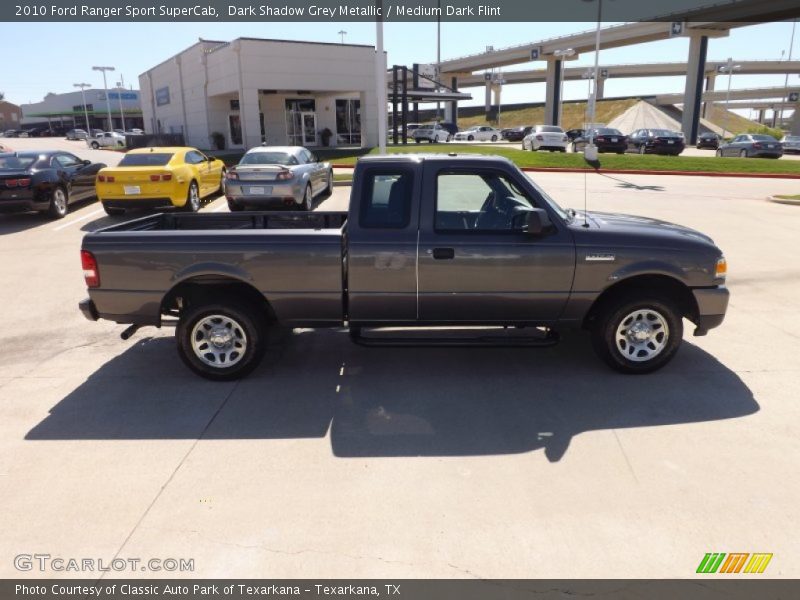 Dark Shadow Grey Metallic / Medium Dark Flint 2010 Ford Ranger Sport SuperCab