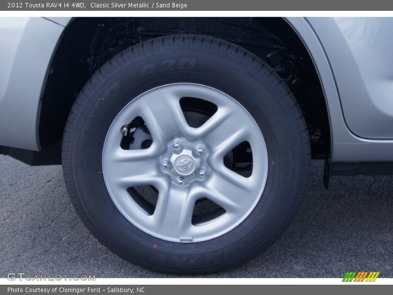 Classic Silver Metallic / Sand Beige 2012 Toyota RAV4 I4 4WD