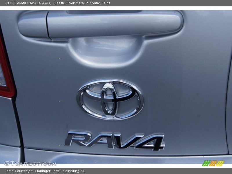 Classic Silver Metallic / Sand Beige 2012 Toyota RAV4 I4 4WD