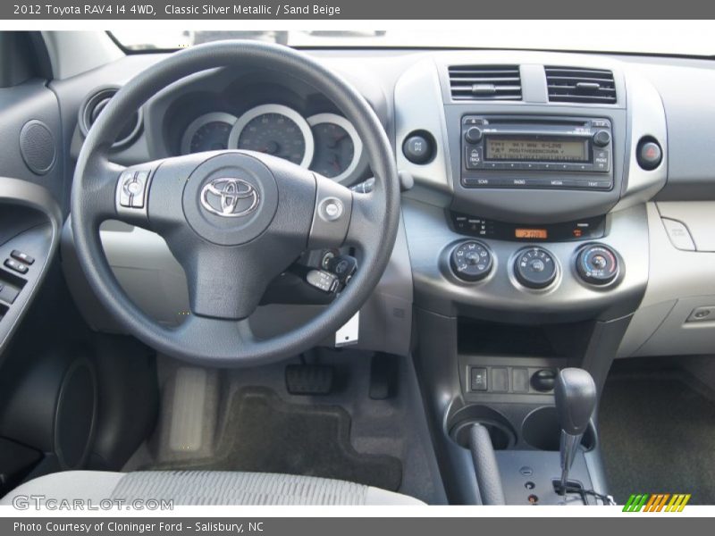 Classic Silver Metallic / Sand Beige 2012 Toyota RAV4 I4 4WD
