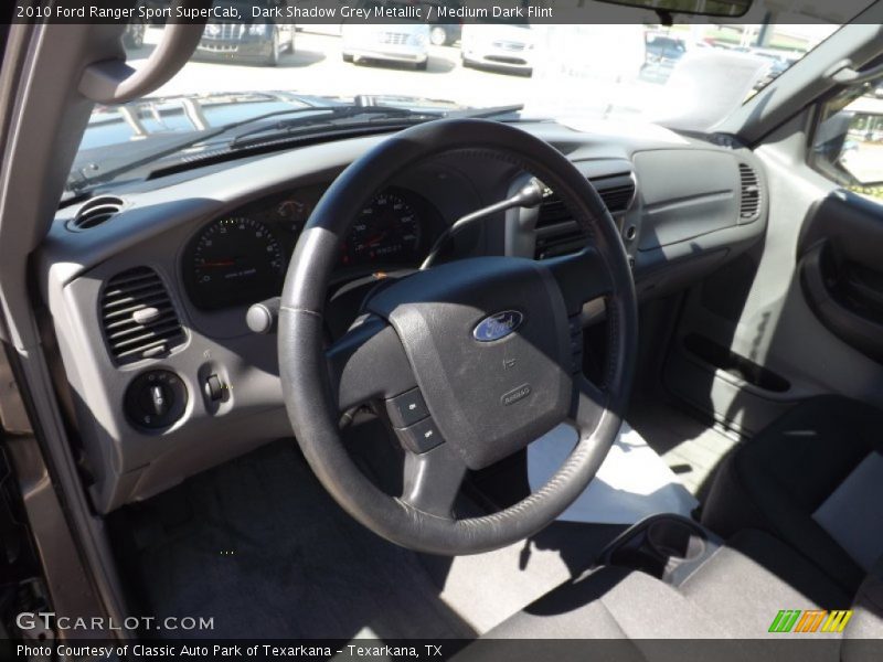 Dark Shadow Grey Metallic / Medium Dark Flint 2010 Ford Ranger Sport SuperCab