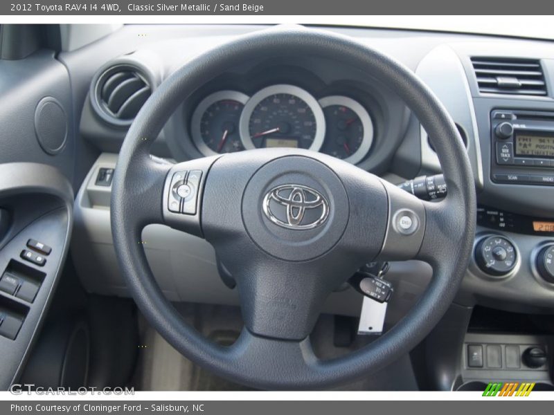 Classic Silver Metallic / Sand Beige 2012 Toyota RAV4 I4 4WD