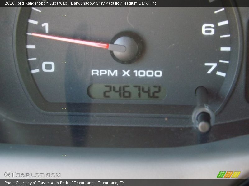 Dark Shadow Grey Metallic / Medium Dark Flint 2010 Ford Ranger Sport SuperCab