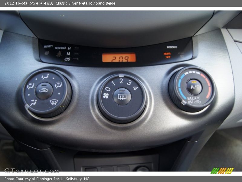 Classic Silver Metallic / Sand Beige 2012 Toyota RAV4 I4 4WD