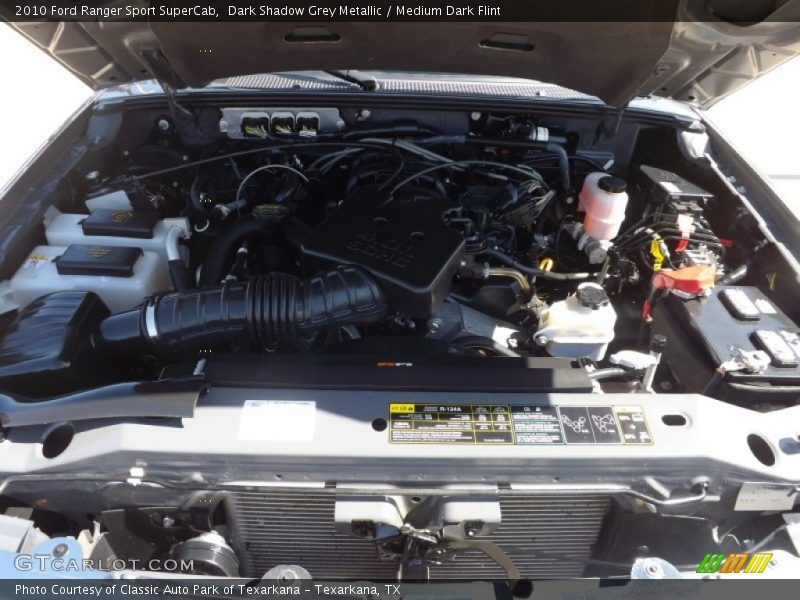 Dark Shadow Grey Metallic / Medium Dark Flint 2010 Ford Ranger Sport SuperCab