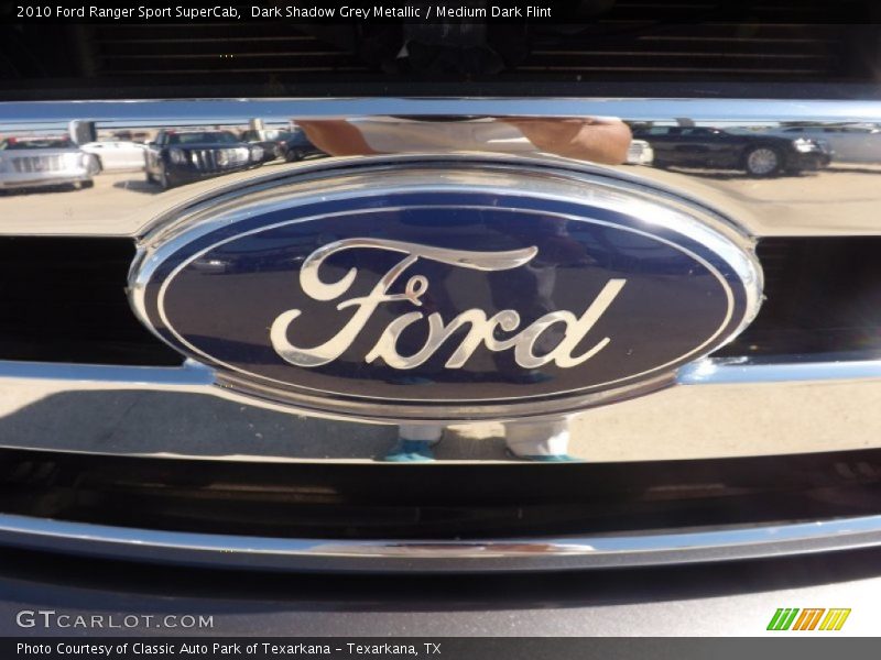 Dark Shadow Grey Metallic / Medium Dark Flint 2010 Ford Ranger Sport SuperCab