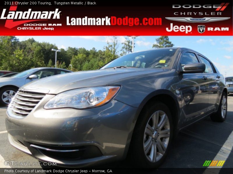Tungsten Metallic / Black 2011 Chrysler 200 Touring