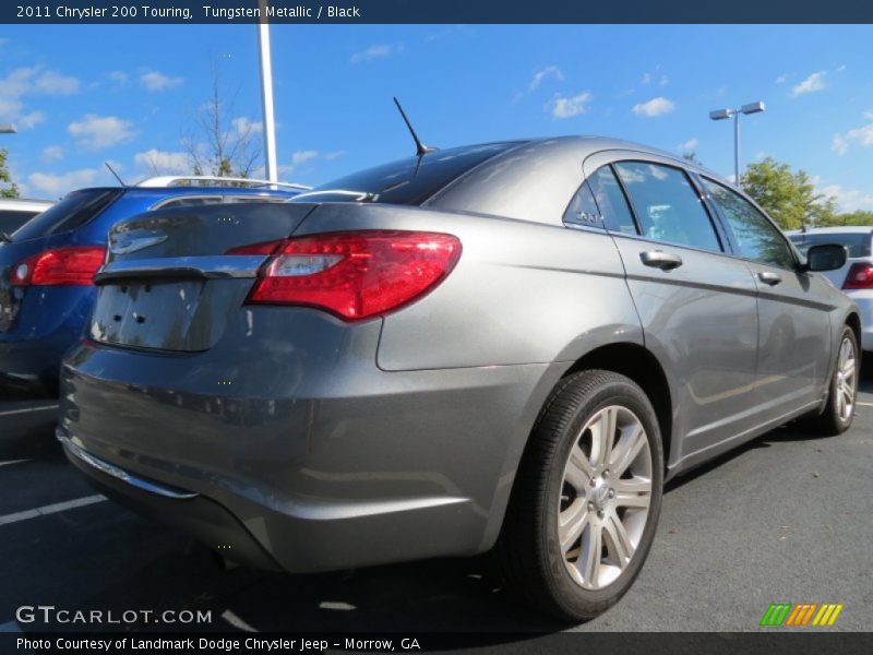 Tungsten Metallic / Black 2011 Chrysler 200 Touring