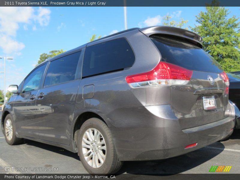 Predawn Gray Mica / Light Gray 2011 Toyota Sienna XLE