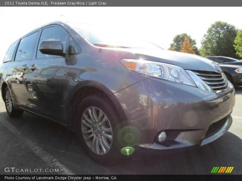 Predawn Gray Mica / Light Gray 2011 Toyota Sienna XLE