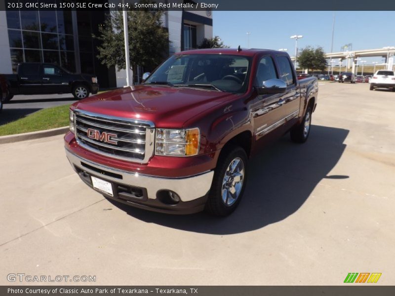 Sonoma Red Metallic / Ebony 2013 GMC Sierra 1500 SLE Crew Cab 4x4