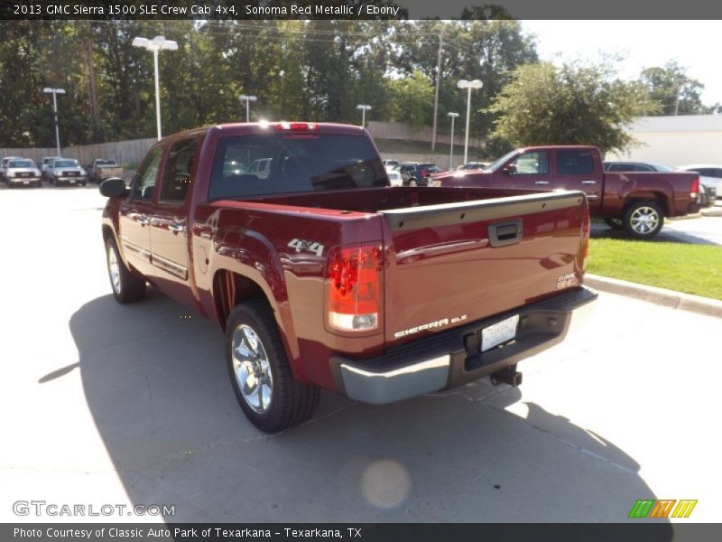 Sonoma Red Metallic / Ebony 2013 GMC Sierra 1500 SLE Crew Cab 4x4