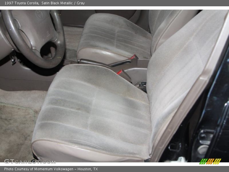 Satin Black Metallic / Gray 1997 Toyota Corolla