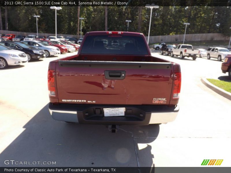 Sonoma Red Metallic / Ebony 2013 GMC Sierra 1500 SLE Crew Cab 4x4