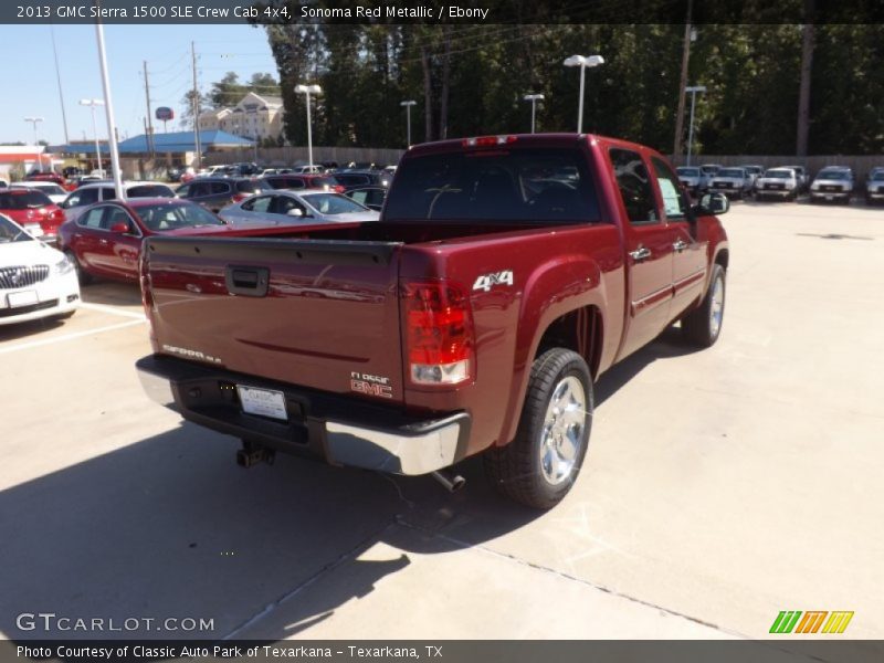 Sonoma Red Metallic / Ebony 2013 GMC Sierra 1500 SLE Crew Cab 4x4