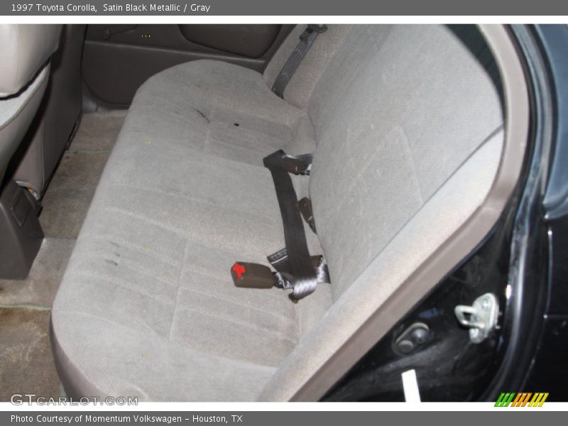 Satin Black Metallic / Gray 1997 Toyota Corolla
