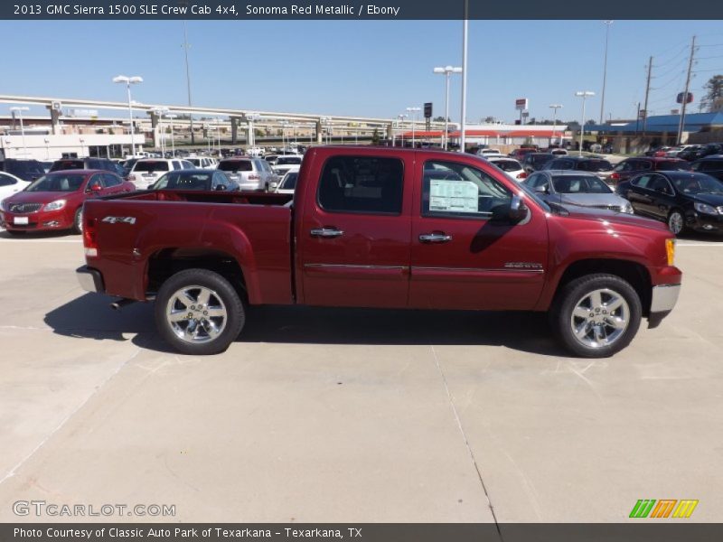 Sonoma Red Metallic / Ebony 2013 GMC Sierra 1500 SLE Crew Cab 4x4