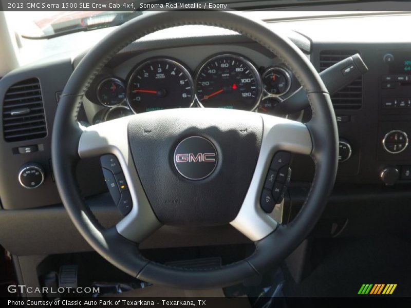 Sonoma Red Metallic / Ebony 2013 GMC Sierra 1500 SLE Crew Cab 4x4