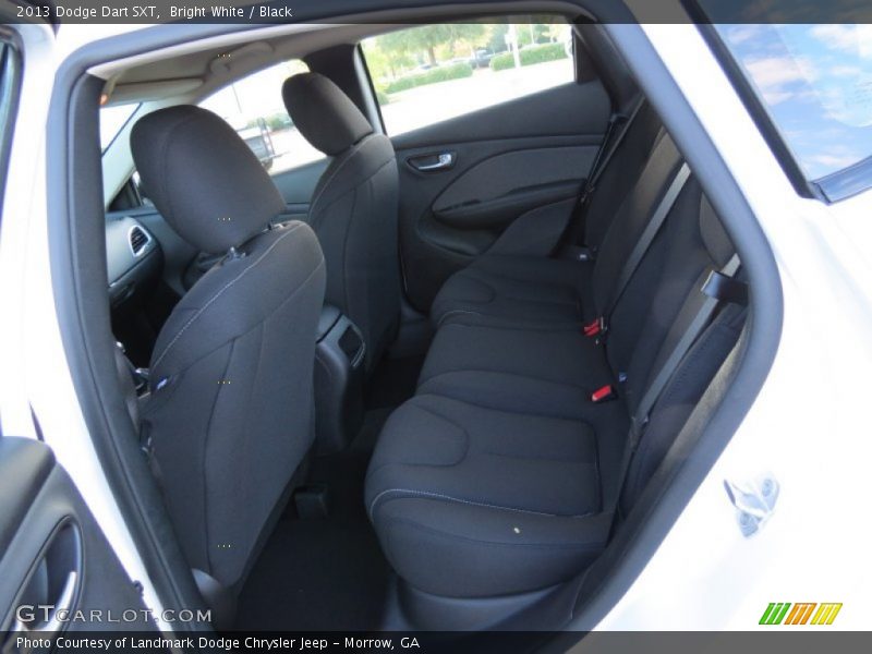 Bright White / Black 2013 Dodge Dart SXT