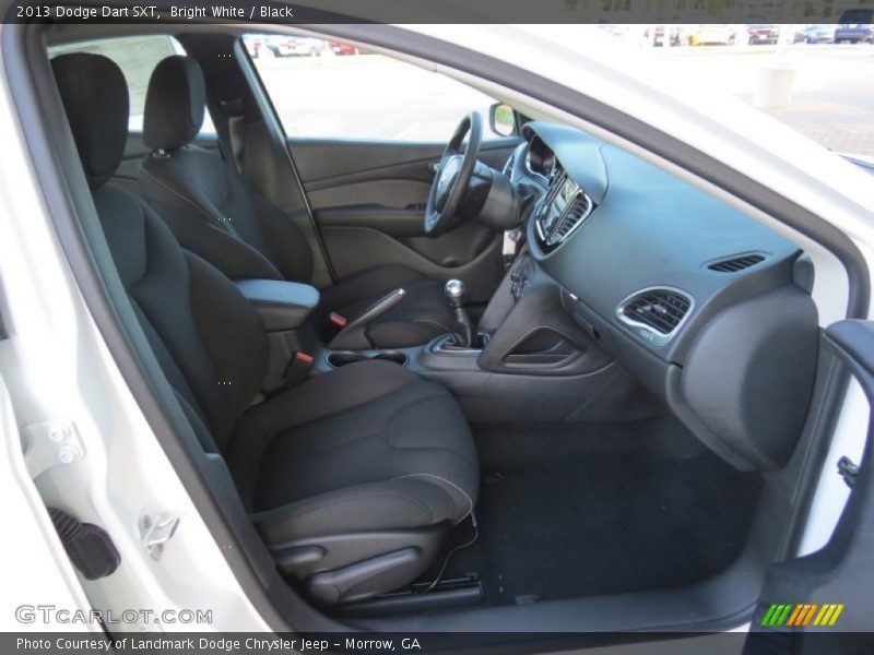Bright White / Black 2013 Dodge Dart SXT