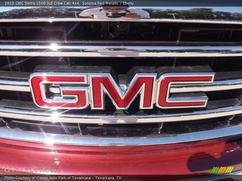 Sonoma Red Metallic / Ebony 2013 GMC Sierra 1500 SLE Crew Cab 4x4