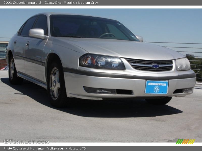 Galaxy Silver Metallic / Medium Gray 2001 Chevrolet Impala LS