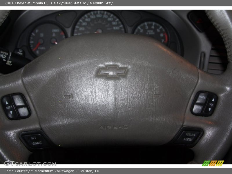 Galaxy Silver Metallic / Medium Gray 2001 Chevrolet Impala LS