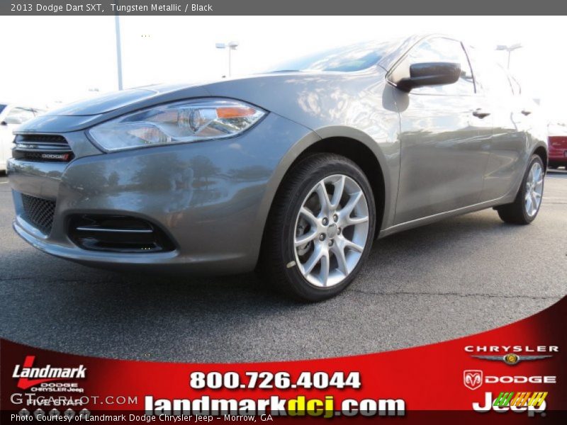 Tungsten Metallic / Black 2013 Dodge Dart SXT