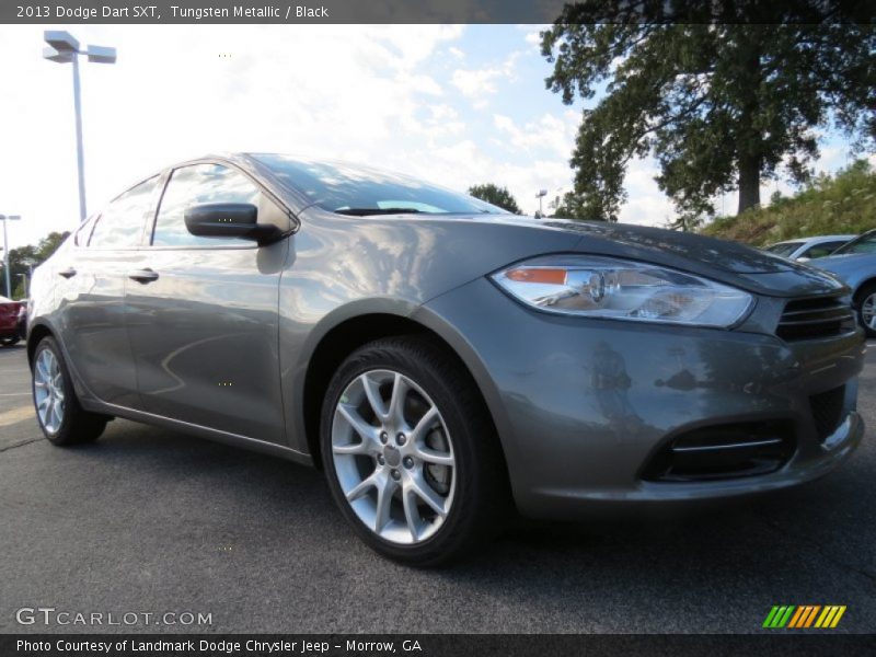 Tungsten Metallic / Black 2013 Dodge Dart SXT