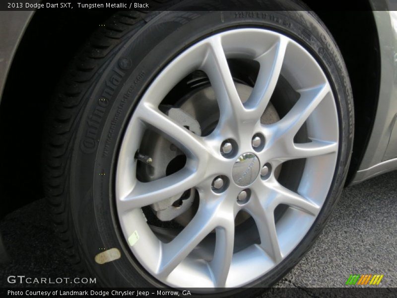 Tungsten Metallic / Black 2013 Dodge Dart SXT