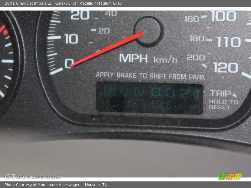 Galaxy Silver Metallic / Medium Gray 2001 Chevrolet Impala LS