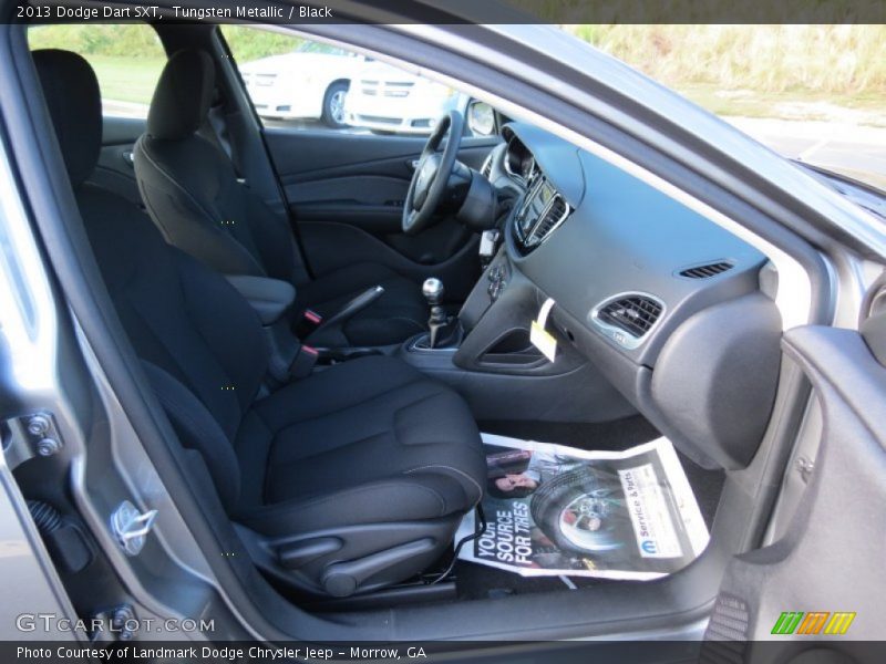 Tungsten Metallic / Black 2013 Dodge Dart SXT