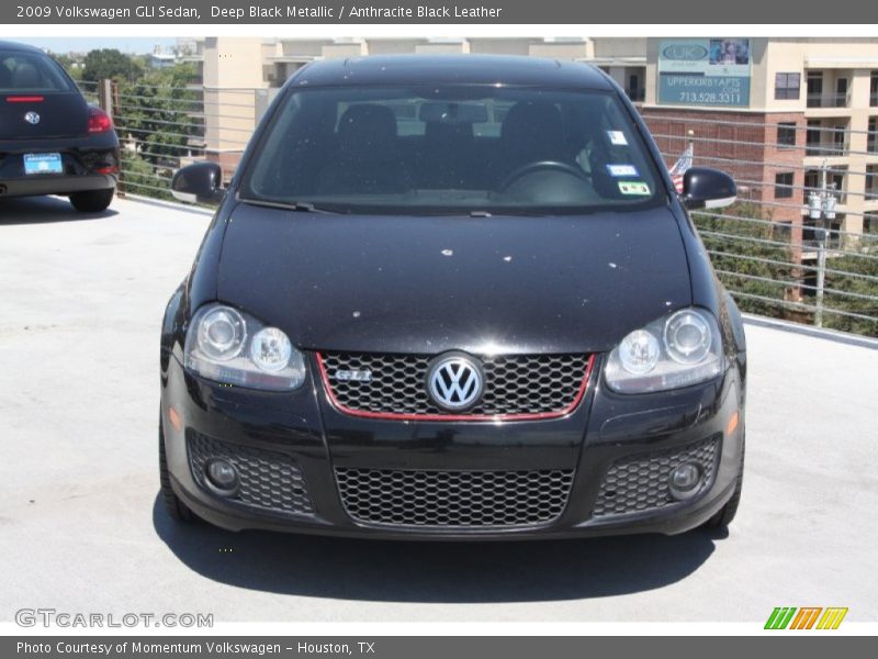 Deep Black Metallic / Anthracite Black Leather 2009 Volkswagen GLI Sedan