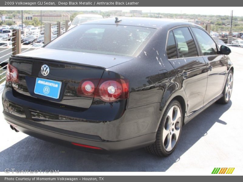 Deep Black Metallic / Anthracite Black Leather 2009 Volkswagen GLI Sedan