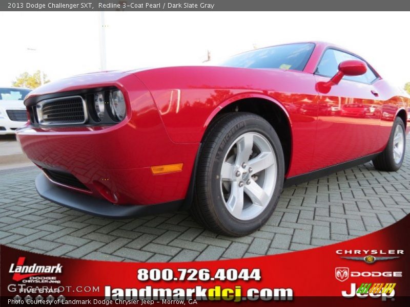 Redline 3-Coat Pearl / Dark Slate Gray 2013 Dodge Challenger SXT