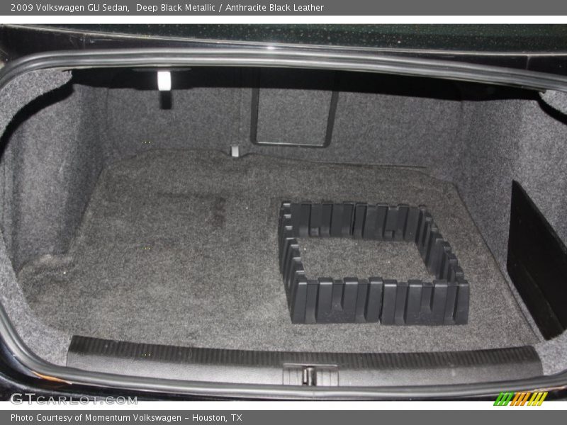 Deep Black Metallic / Anthracite Black Leather 2009 Volkswagen GLI Sedan