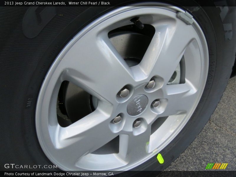 Winter Chill Pearl / Black 2013 Jeep Grand Cherokee Laredo