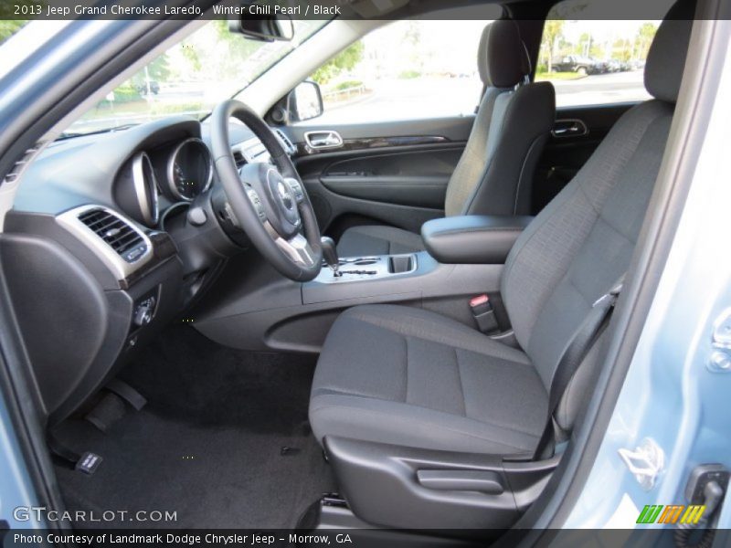 Winter Chill Pearl / Black 2013 Jeep Grand Cherokee Laredo