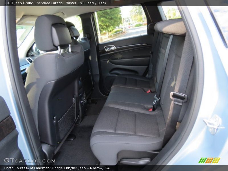 Winter Chill Pearl / Black 2013 Jeep Grand Cherokee Laredo