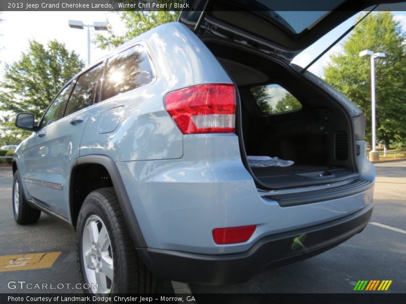 Winter Chill Pearl / Black 2013 Jeep Grand Cherokee Laredo
