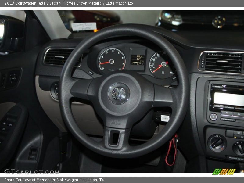 Toffee Brown Metallic / Latte Macchiato 2013 Volkswagen Jetta S Sedan