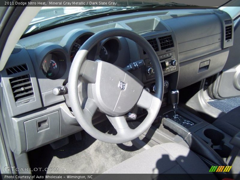 Mineral Gray Metallic / Dark Slate Gray 2011 Dodge Nitro Heat