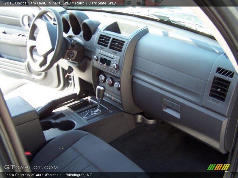 Mineral Gray Metallic / Dark Slate Gray 2011 Dodge Nitro Heat