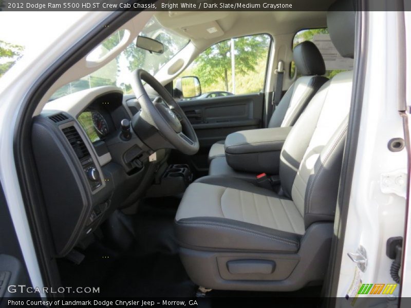 Bright White / Dark Slate/Medium Graystone 2012 Dodge Ram 5500 HD ST Crew Cab Chassis