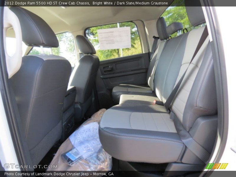 Bright White / Dark Slate/Medium Graystone 2012 Dodge Ram 5500 HD ST Crew Cab Chassis