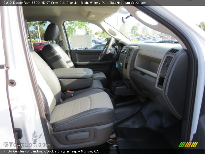 Bright White / Dark Slate/Medium Graystone 2012 Dodge Ram 5500 HD ST Crew Cab Chassis