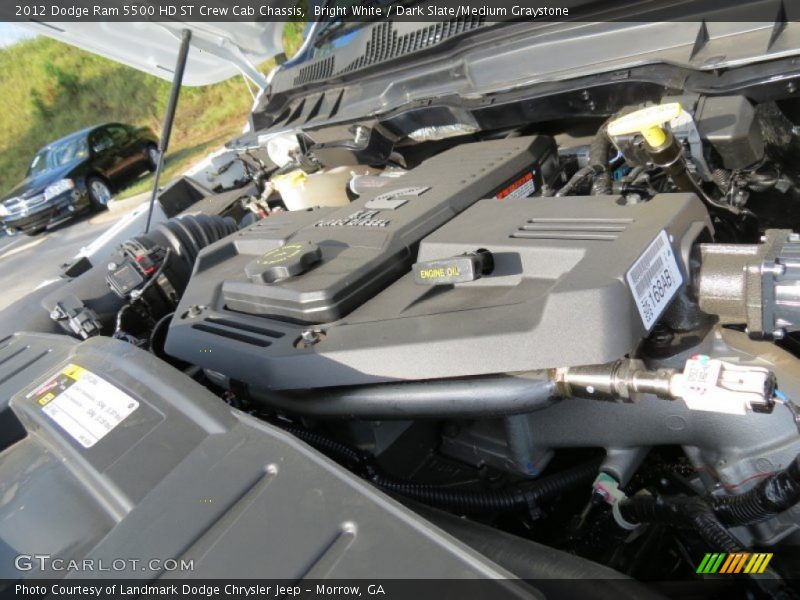 Bright White / Dark Slate/Medium Graystone 2012 Dodge Ram 5500 HD ST Crew Cab Chassis