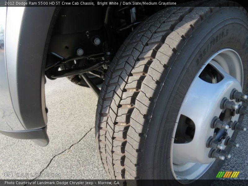 Bright White / Dark Slate/Medium Graystone 2012 Dodge Ram 5500 HD ST Crew Cab Chassis